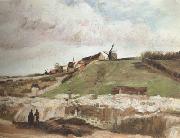 Vincent Van Gogh Montmartre:Quarry,the Mills (nn04) USA oil painting reproduction
